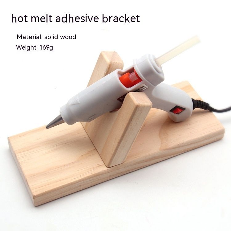 Hot Glue Gun Holder Hot Melt Glue Gun Support Stand Tools Storage Holder Bracket-On/Off Switch Design for DIY, Crafts, Home — image 4