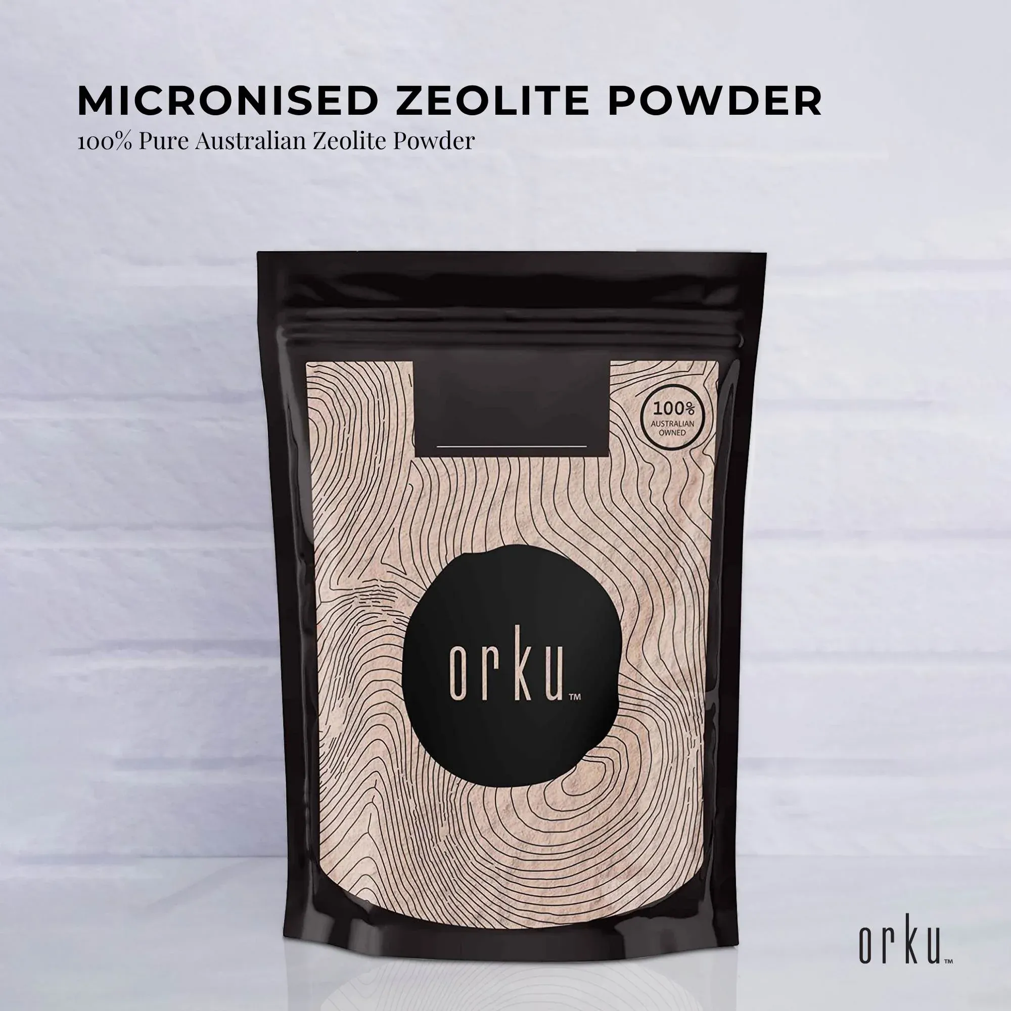 Orku 50g Ultrafine Micronised Zeolite Powder - Natural Clinoptilolite Mineral — image 2