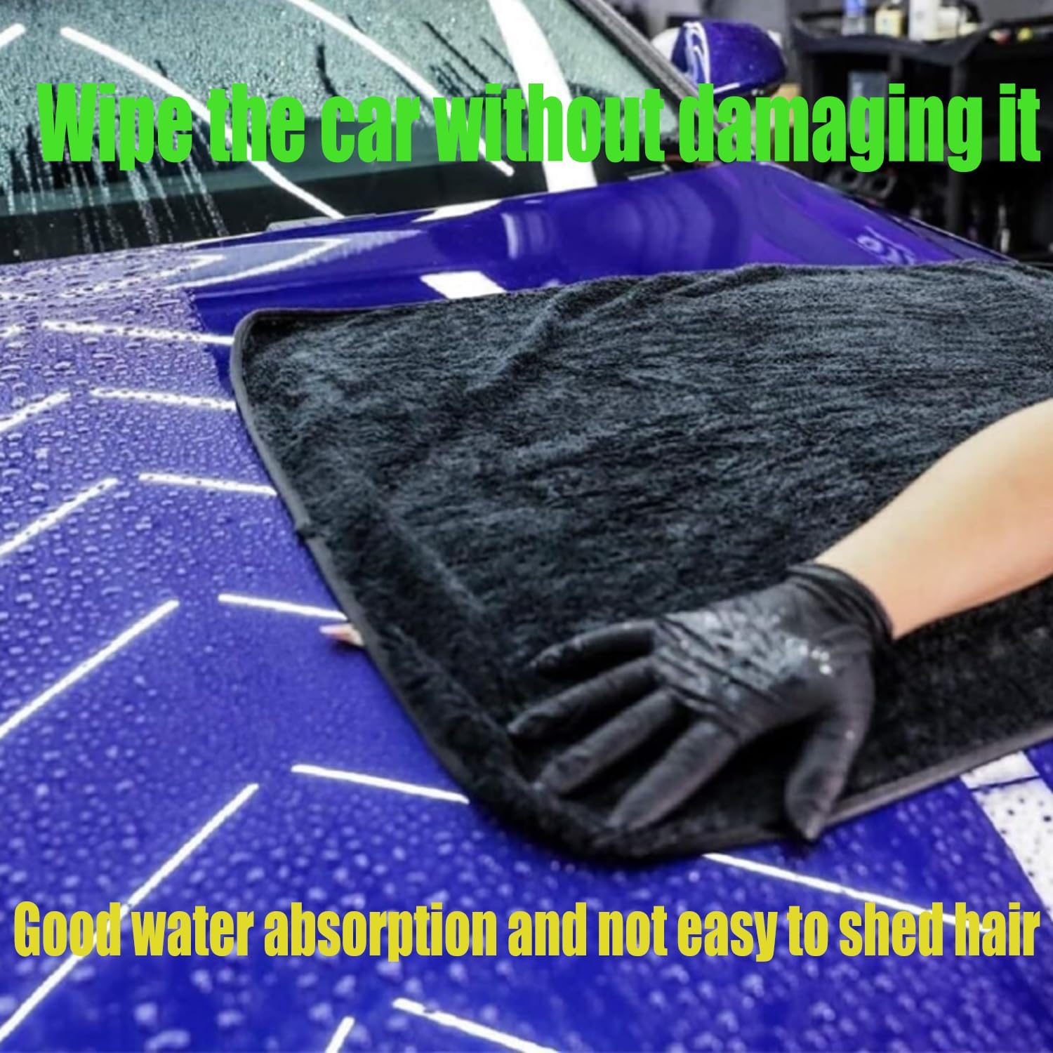Shiny Wipes Cleaning Cloths for Shower, Bath XXL Drying Towel, Streak Free & Ultra Absorbent Microfiber Towels, Escape The Bathroom Cars Limescale Struggle — image 5