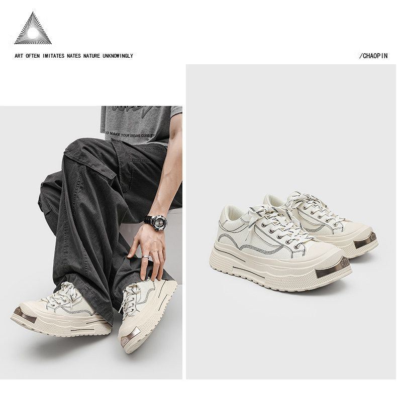 Canvas Shoes Casual Sneakers Lightweight Footwear Breathable Shoes Australian - Black - Size 8(AU8/EU41) โ image 4