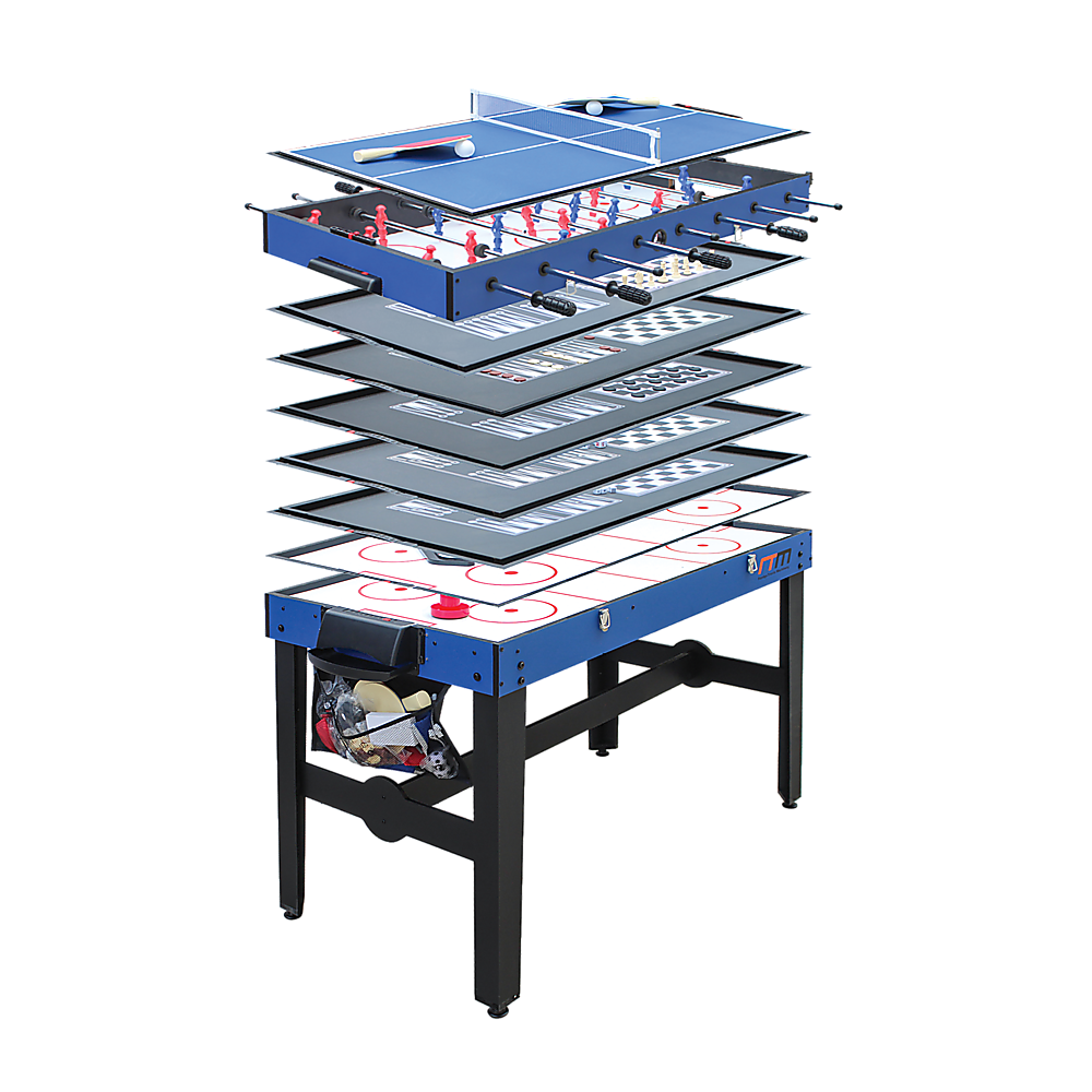 4FT 12-in-1 Combo Games Tables Foosball Soccer Basketball Hockey Pool Table Tennis โ image 6