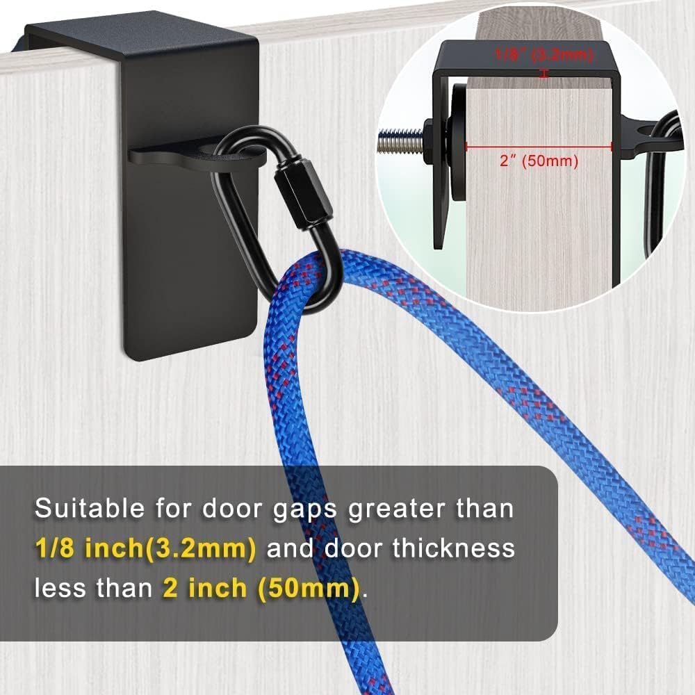 Door Anchor for Resistance Bands, Heavy Duty Door Anchor Attachment, Workout Door Mount Anchors for Body Weight Straps, Strength Training, Physical Therapy โ image 5