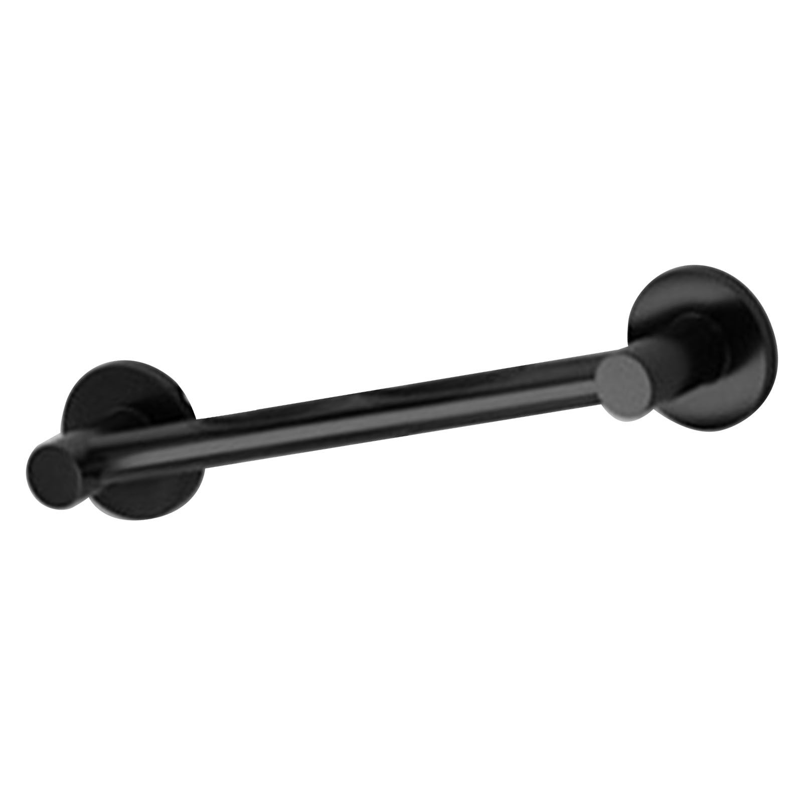 Bathroom Slipper Rack Space Aluminium Punch Free Drainage Design Space SavingRound Seat Black Single Wall Mounted Slipper Holder for Home