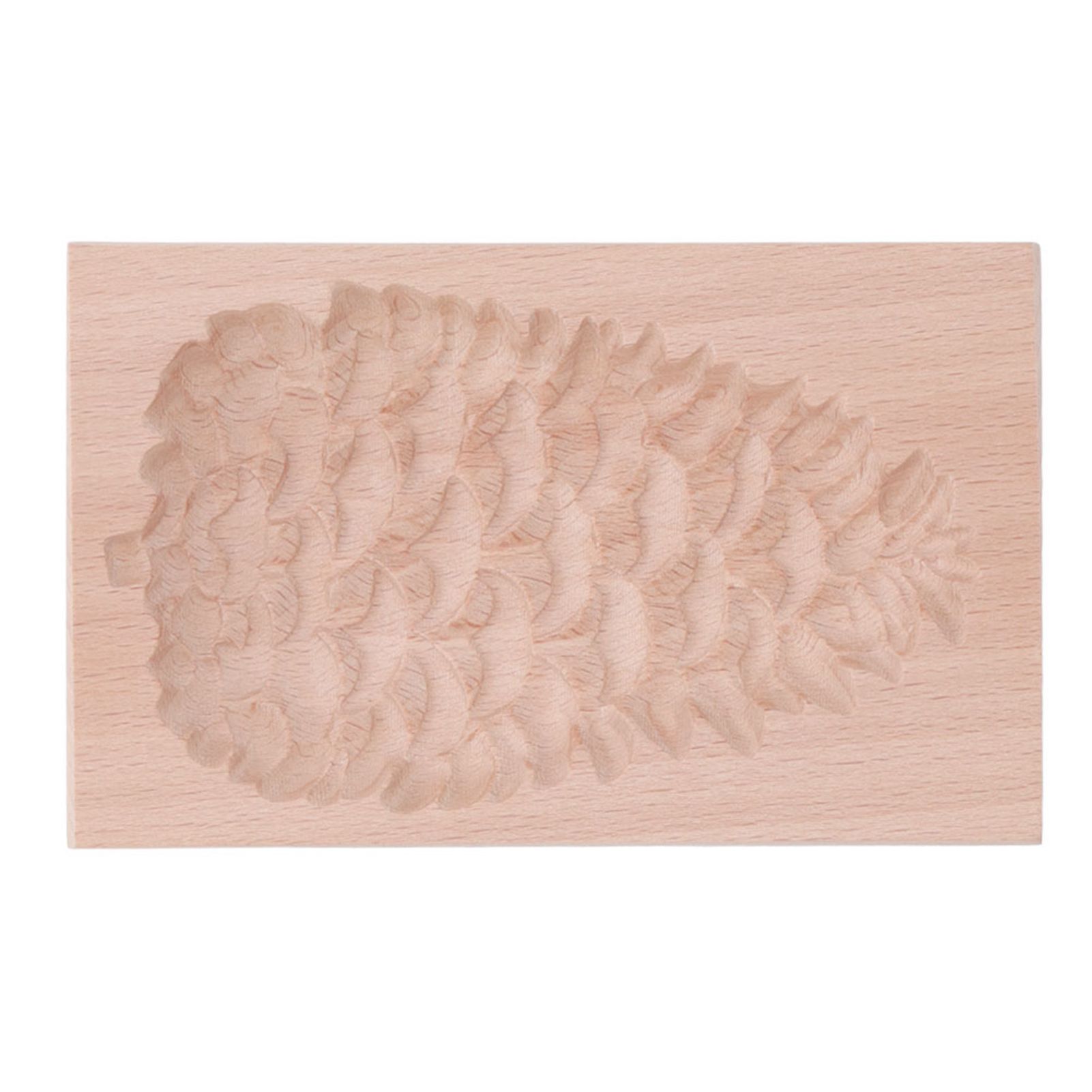 Wooden Cookie Mould Beechwood Reusable Washable Biscuit Press Stamp Mold for Kitchen Baking Pine Cone โ image 4