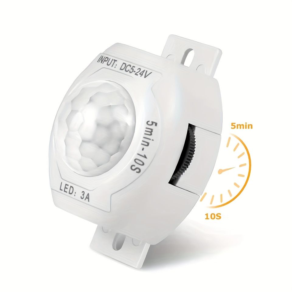 Motion Sensor LED Night Light, 5V Plug-in Induction Lamp, Wireless Wall Ceiling Light for Stair, Cabinet and Wardrobe — image 2