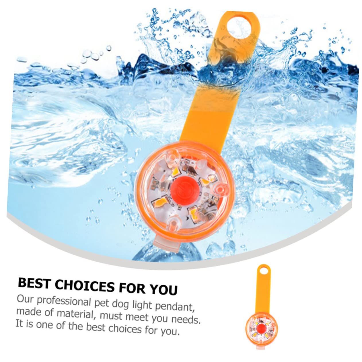 Pet Glow Pendant Neck Hanging Adorn Pet Warning Pendant Pet Walking Neck Ring Pet Positioning Pendant -lost Dog Glowing Pendant โ image 4