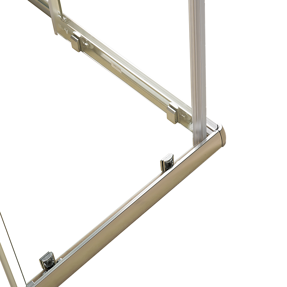 1200 x 800mm Sliding Door Nano Safety Glass Shower Screen By Della Francesca โ image 4