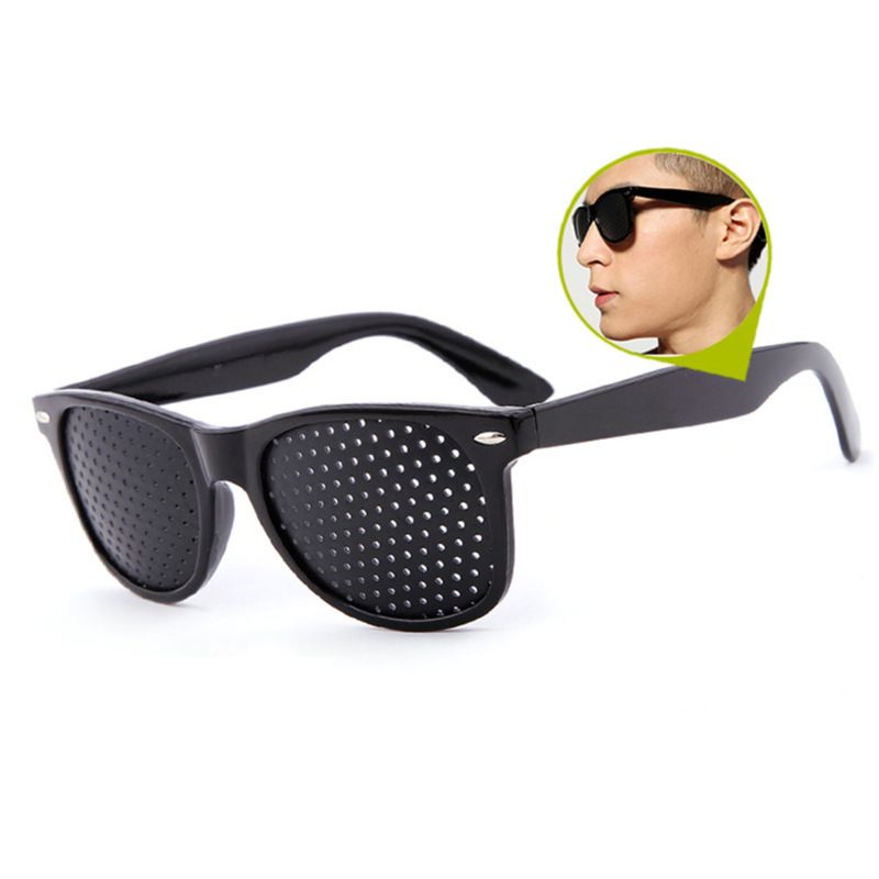 Oval Sunglasses Women Shade Vintage Retro Sun Glasses UV400 Black pinhole glasses Eye protection glasses โ image 5