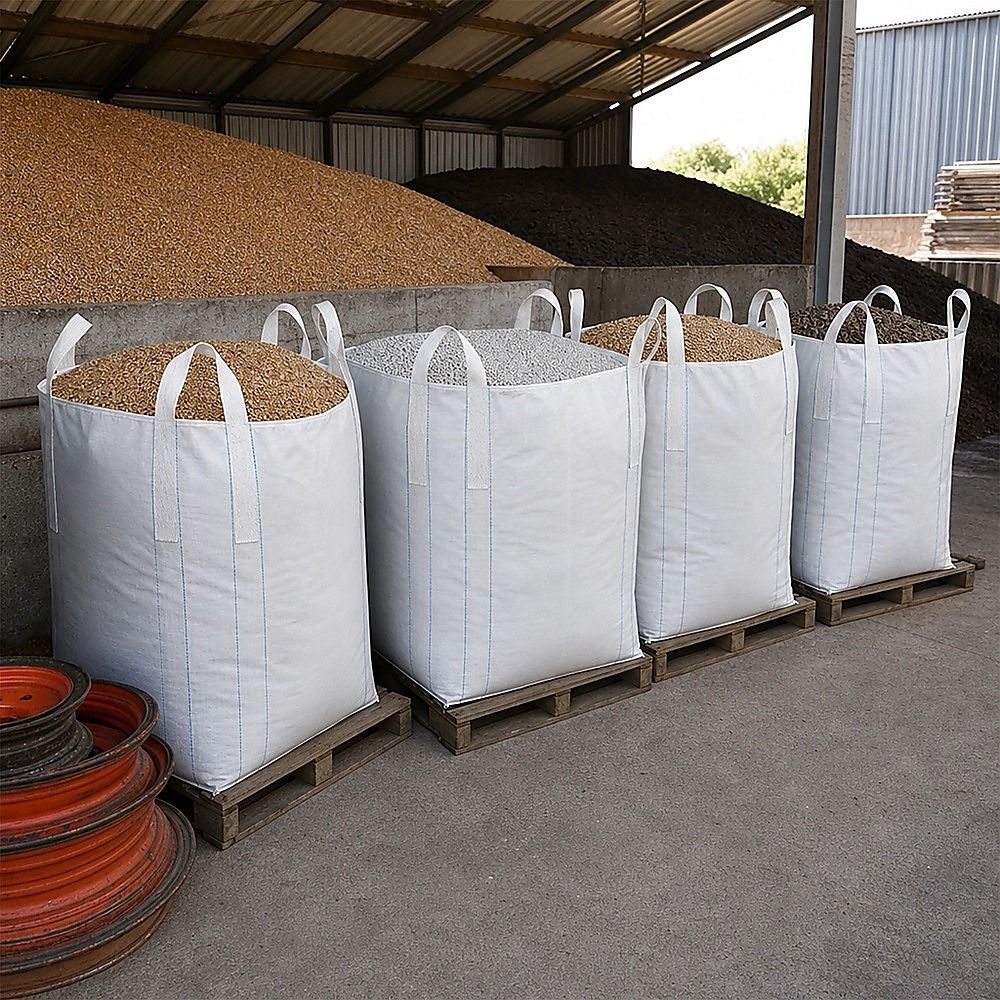 4 x 1 tonne FIBC Polypropylene UV Rated Builder / Bulk / Landscape Bags — image 5