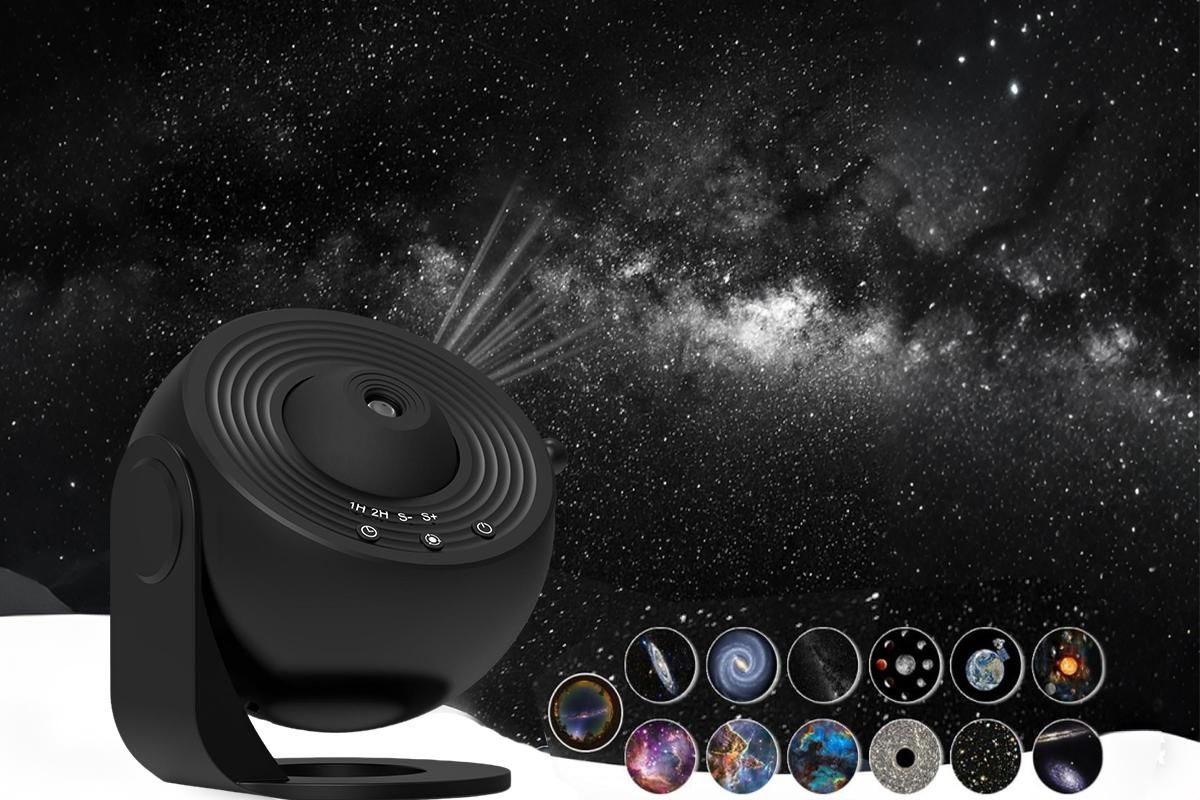 Galaxy Projector for Bedroom 13 Film Discs Projector - White โ image 5