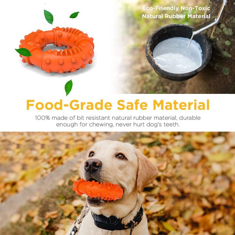 Dog Toys for Aggressive Chewers Large Breed, Non-Toxic Natural Rubber Long-Lasting Indestructible Dog Toys, Durable Puppy Chew Toy — image 5