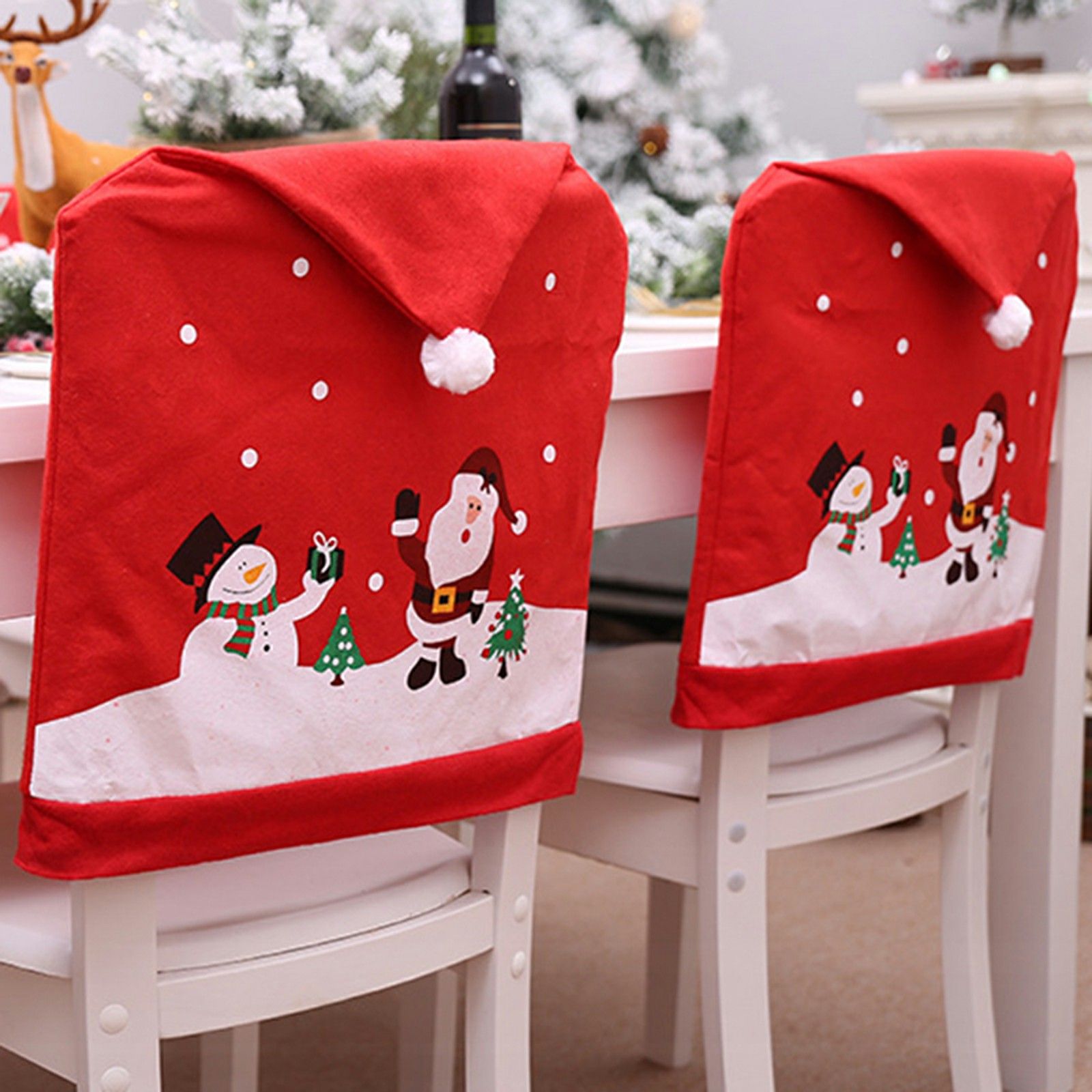 Non Woven Chair Set Cartoon Snowman Stool Set โ image 4