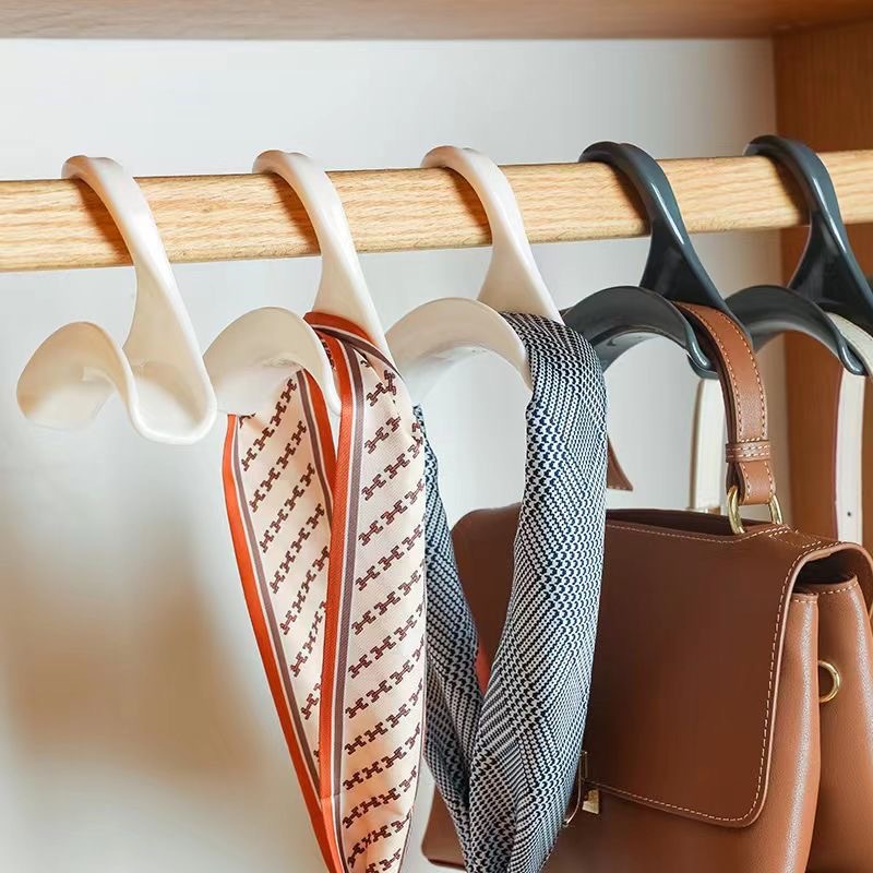 12 Pack Multi-functional Grey Clothes Hangers Space Saving Wardrobe Organisers — image 6