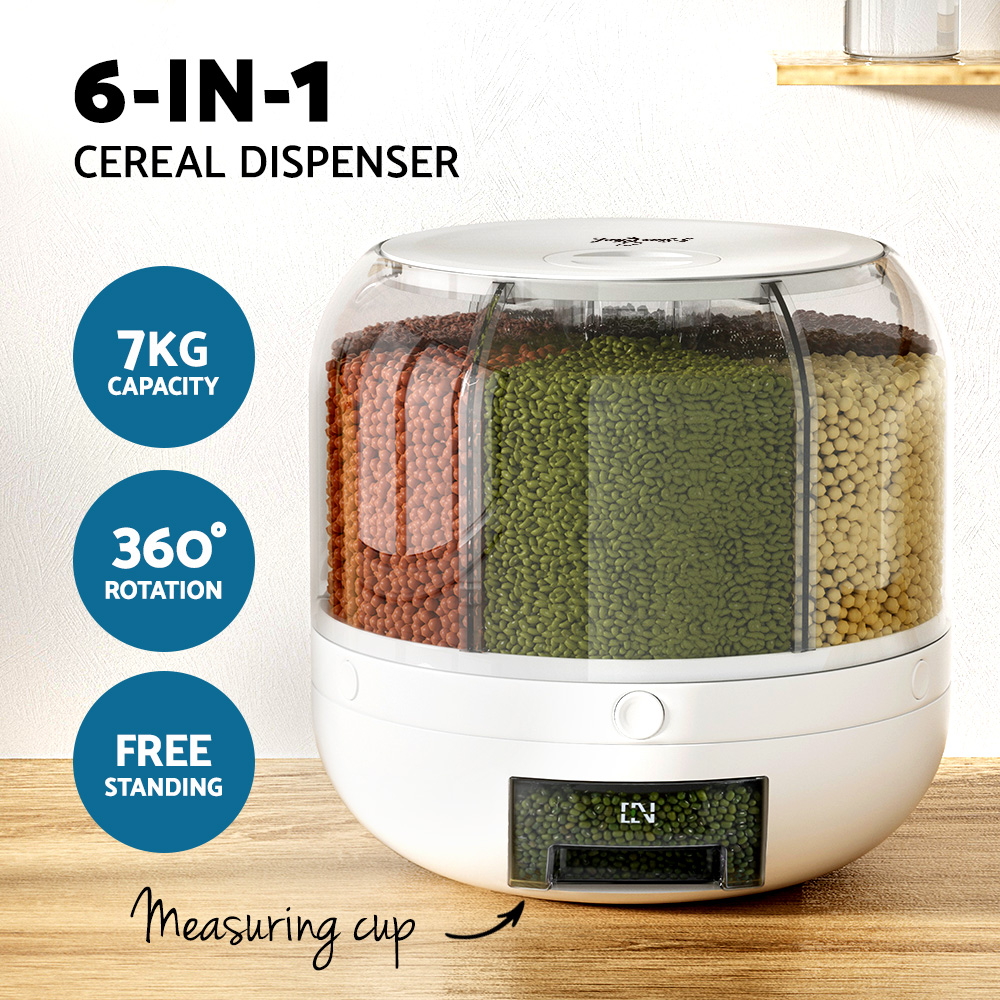 5-Star Chef Cereal Dispenser Grain Container 7KG — image 4