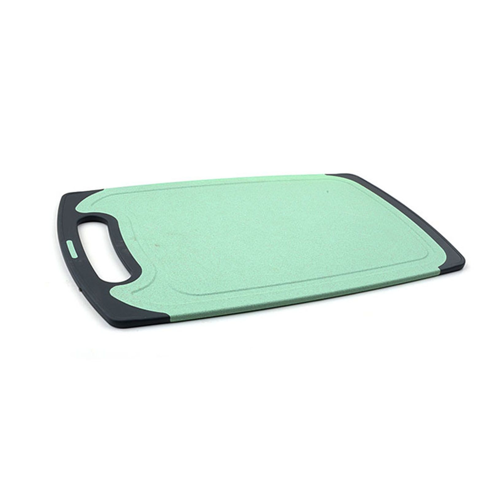 Wheat Straw Cutting Board Hemming Design Anti Slip Anti Overflow Sink Healthy Chopping Board for Household Outdoor CampingGreen โ image 6
