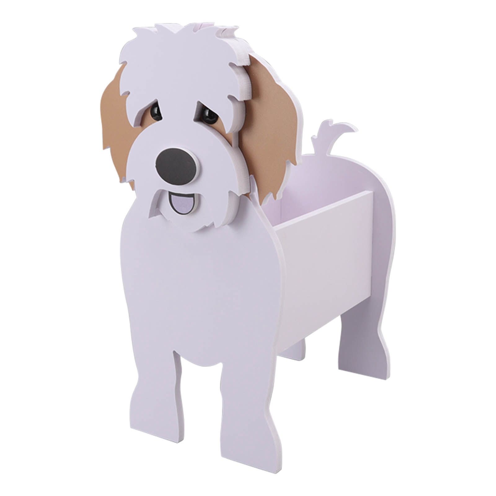 Cute Dog Flower Pot Dog Shaped Planter Pot Handicraft Plant Container Holder for Outdoor Indoor โ image 2