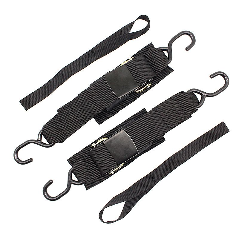 Transom Tie Down Straps – Heavy-Duty Boat Trailer Straps for Bass Boats, Jet Skis & More, Secure Fit, Easy to Use - Marine Boat Accessories