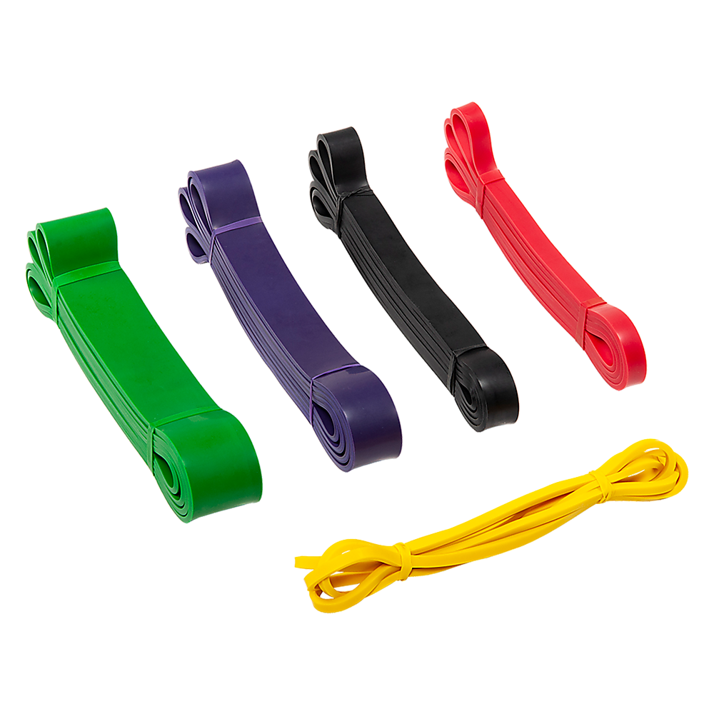 Resistance Band Loop Set of 5 Heavy Duty Gym Yoga Workout โ image 4