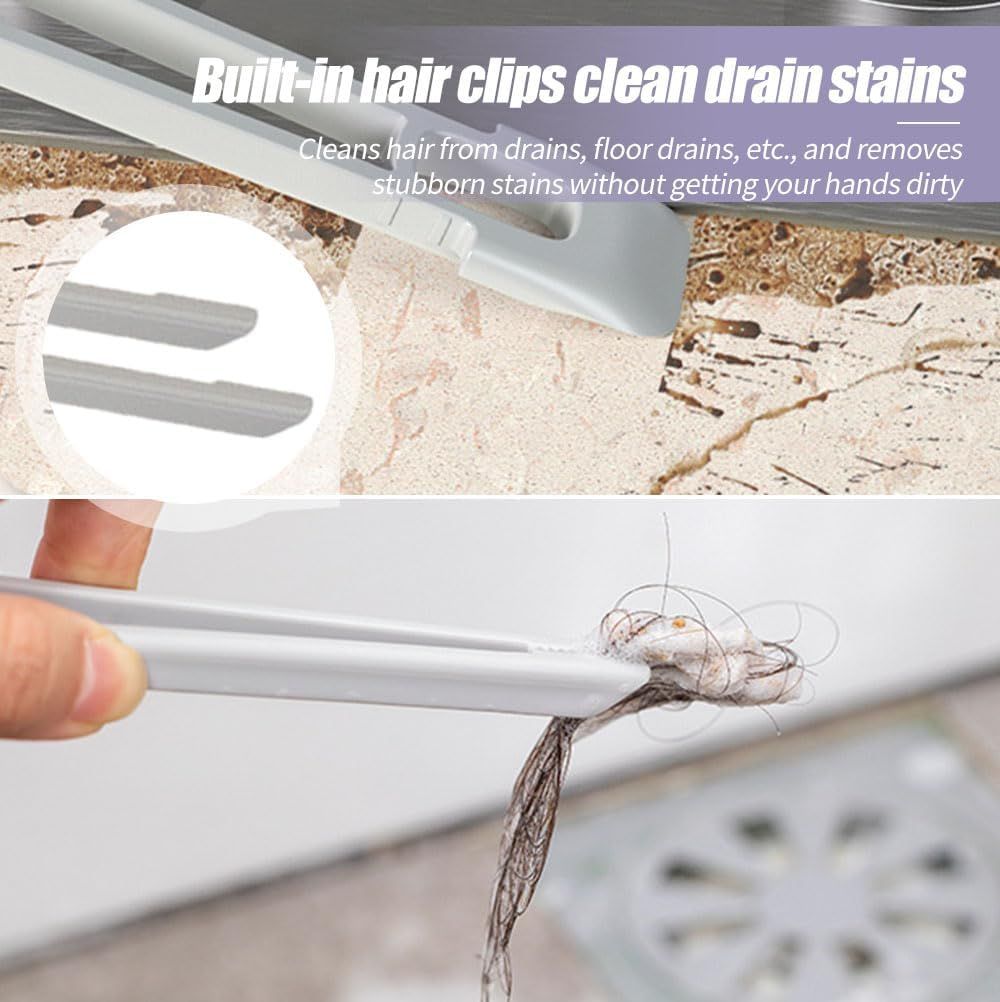 Multi-Function Rotating Crevice Cleaning Brush, 360° Rotating No Dead Corners Crevice Gap Brush Hard Bristle Crevice Gap Cleaning Brush, Household Cleaning — image 2