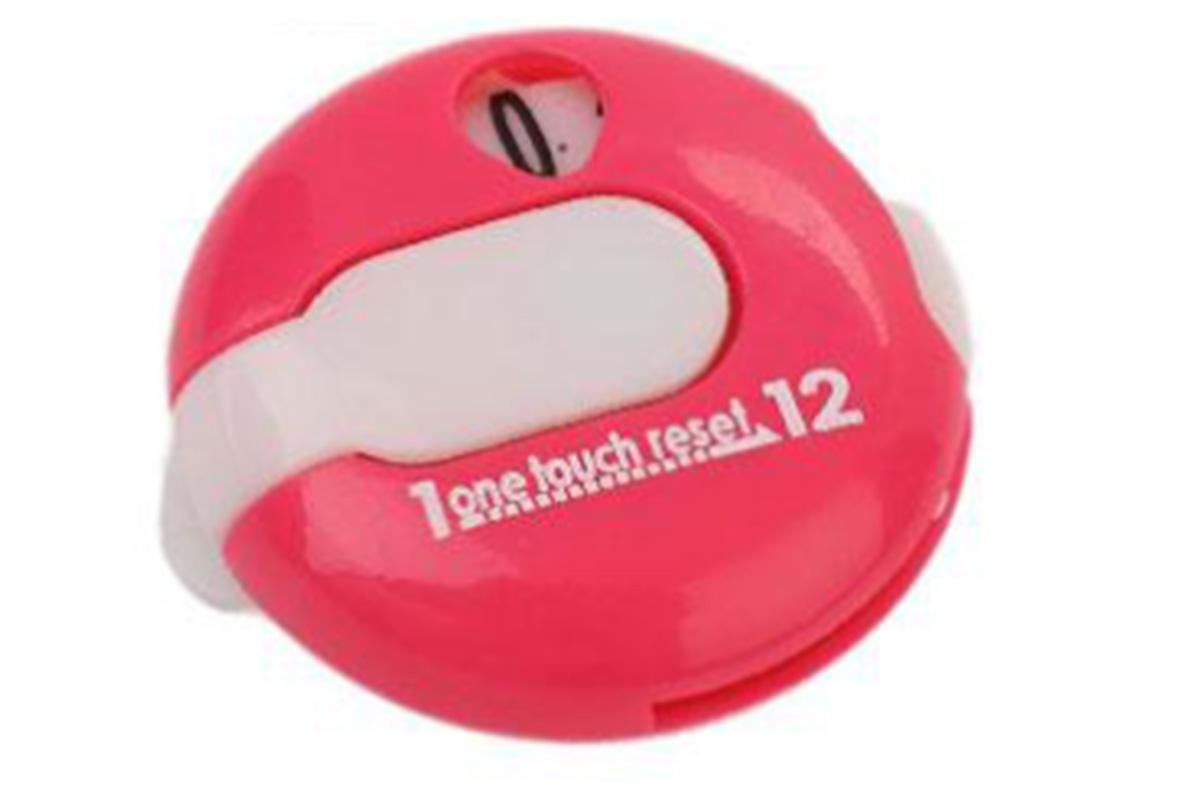 Golf Stroke Counter - Clip-On Score Keeper for Gloves & Hats (3 Colors) - Pink โ image 2