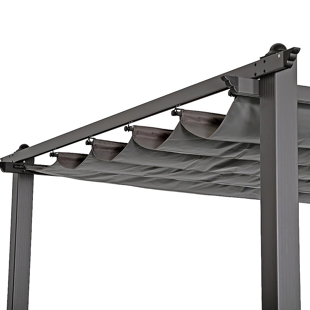3x4M Aluminium Pergola Marquee with Retractable Roof – Garden Canopy — image 4