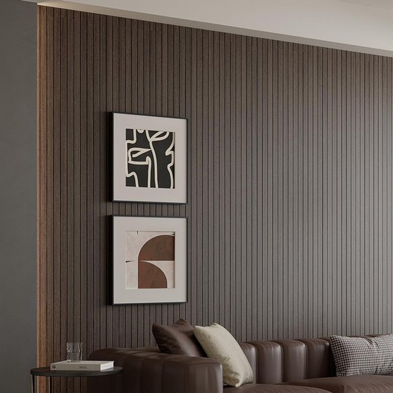 2 Pack Peel and Stick Oak Wood Slat Feature Wall Panels 300x40cm Each | DIY TV Headboard PVC Decor Wall Liner for Interior Wall & Ceiling โ image 6