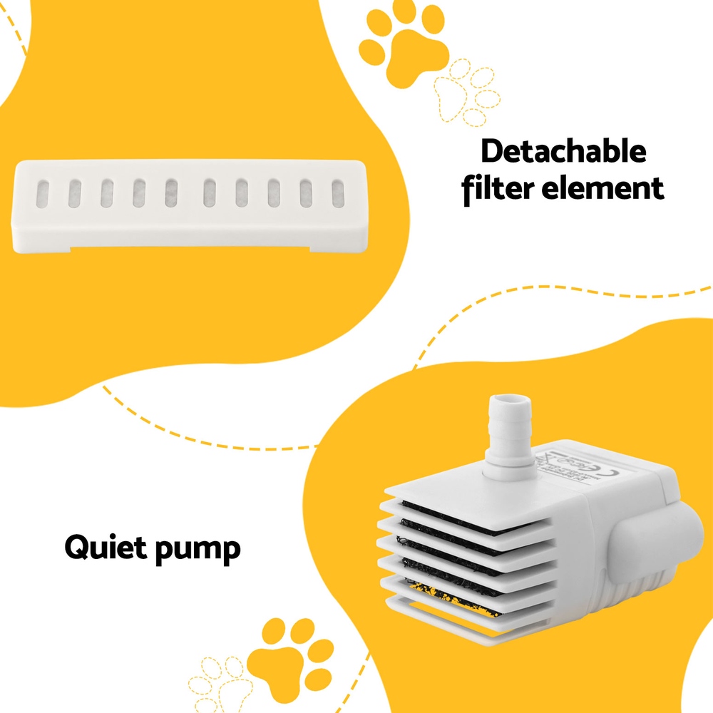 i.Pet Pet Water Fountain Feeder Dispenser Filter Dog Cat Drinking Automatic 2.2L โ image 6