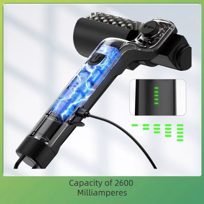 Electric Grill Brush Wireless Grill Cleaner Heavy-Oil Stain Removerr - Black - Size 2 — image 4