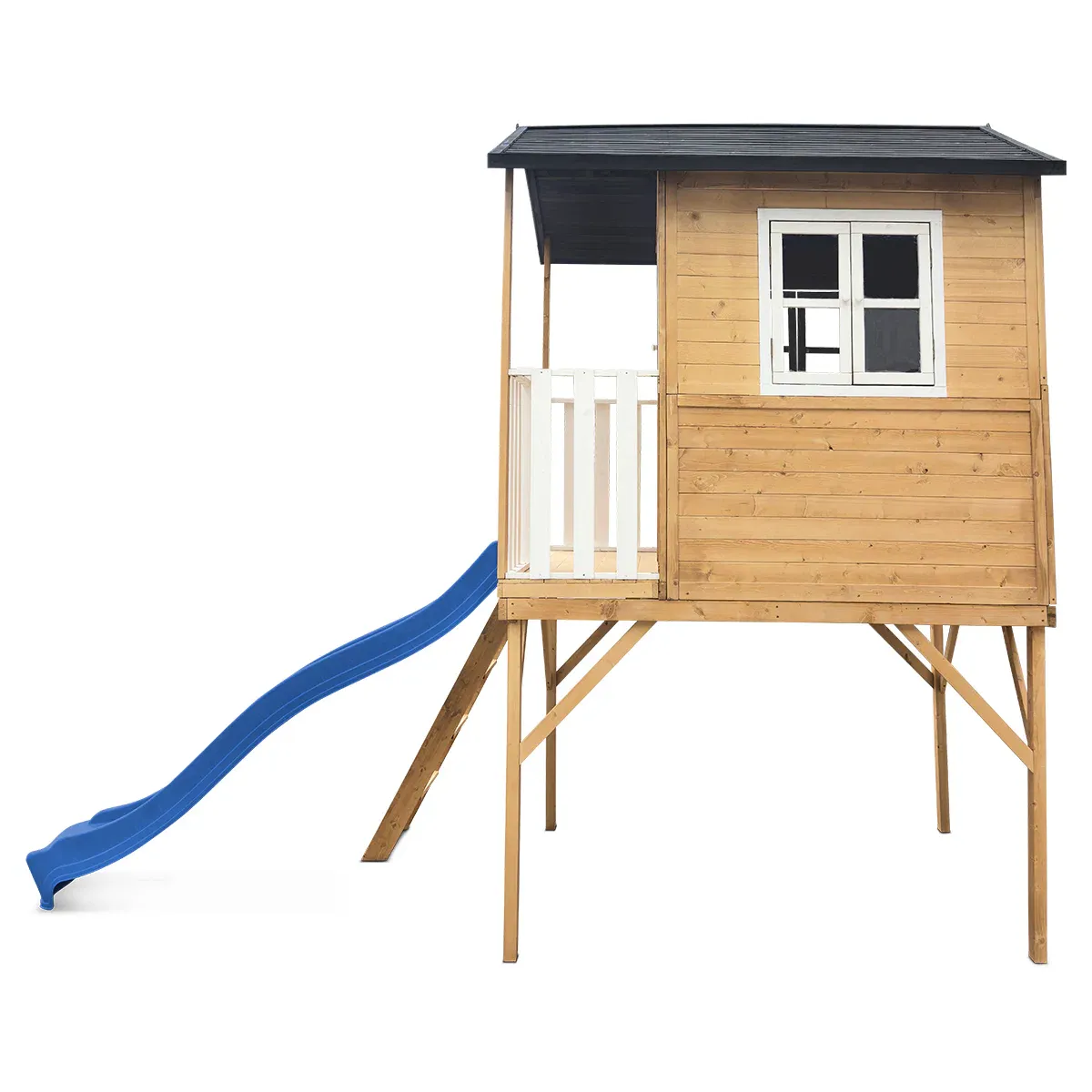 Lifespan Kids Burleigh Cubby House with 2.2m Slide (Blue) โ image 4