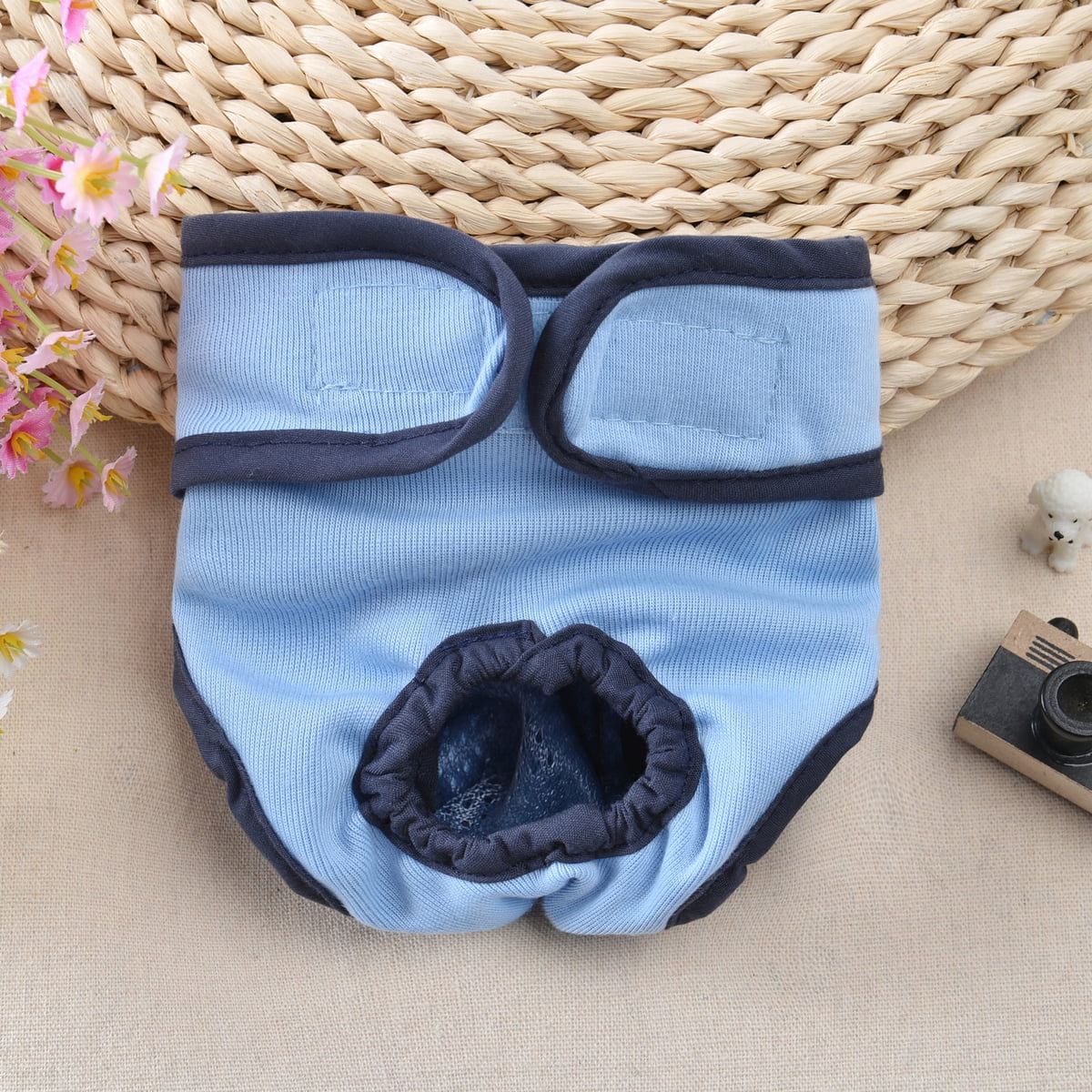 Comfortable Dog Underwear Dog Diapers Pants Male Female to Put On/Off Breathable Physiological Pants Reusable Sanitary Panties for Small to Large Dogs Pet — image 2