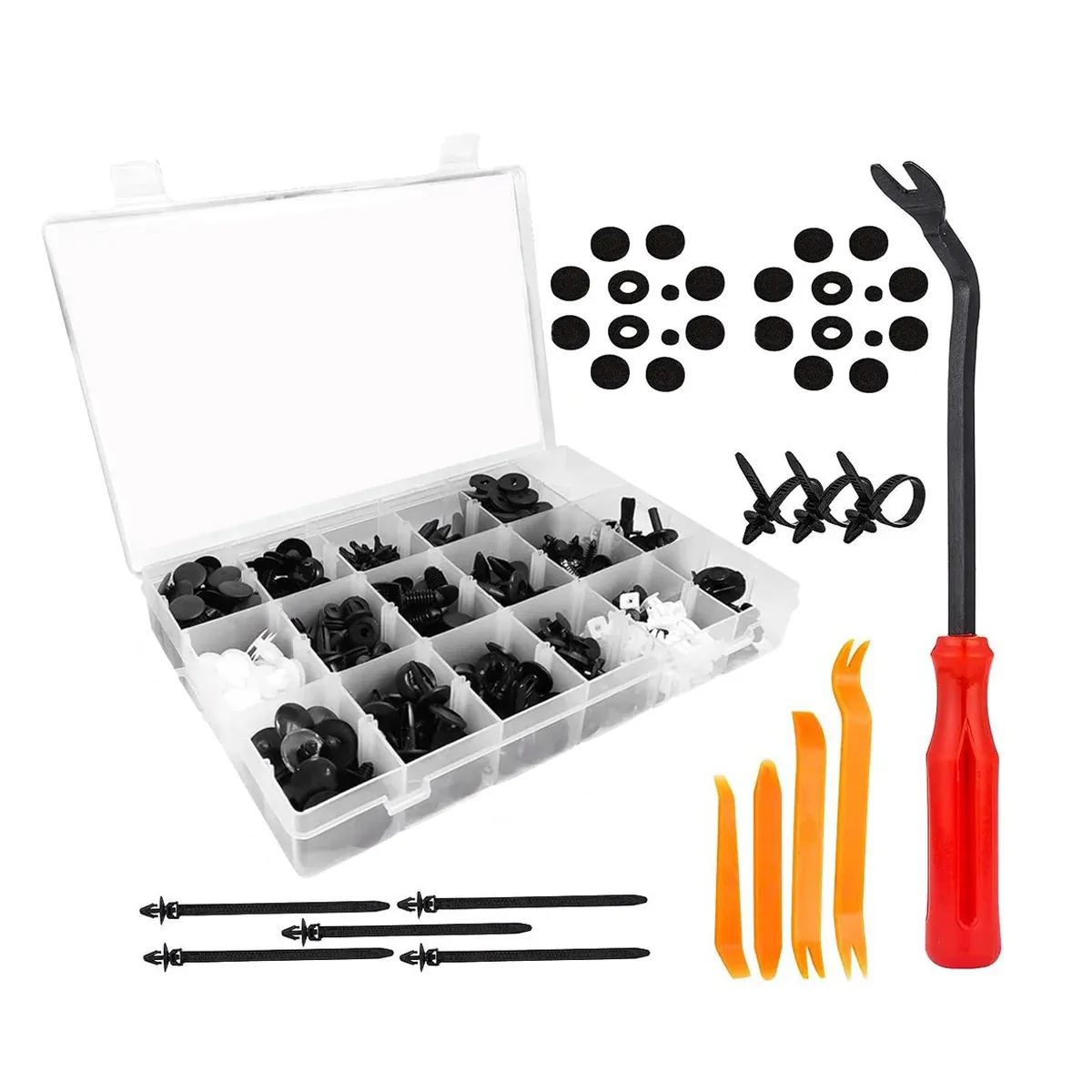 435PCS Car Buckle Set for Auto Body Trim Bumper Fender Repair — image 2