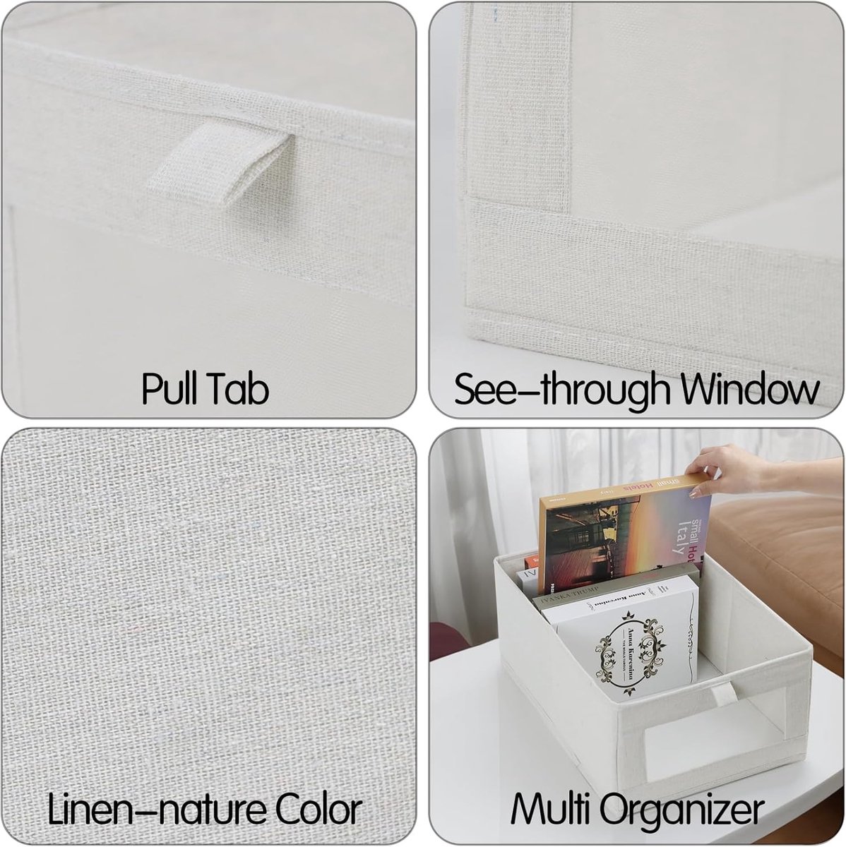 Storage Bins - Laundry Bins - Clothes Organizers - Closet Organizers and Storage Bins - for Clothes - Jeans - Toys - Books - Shelves - Cabinets - Wardrobes — image 4