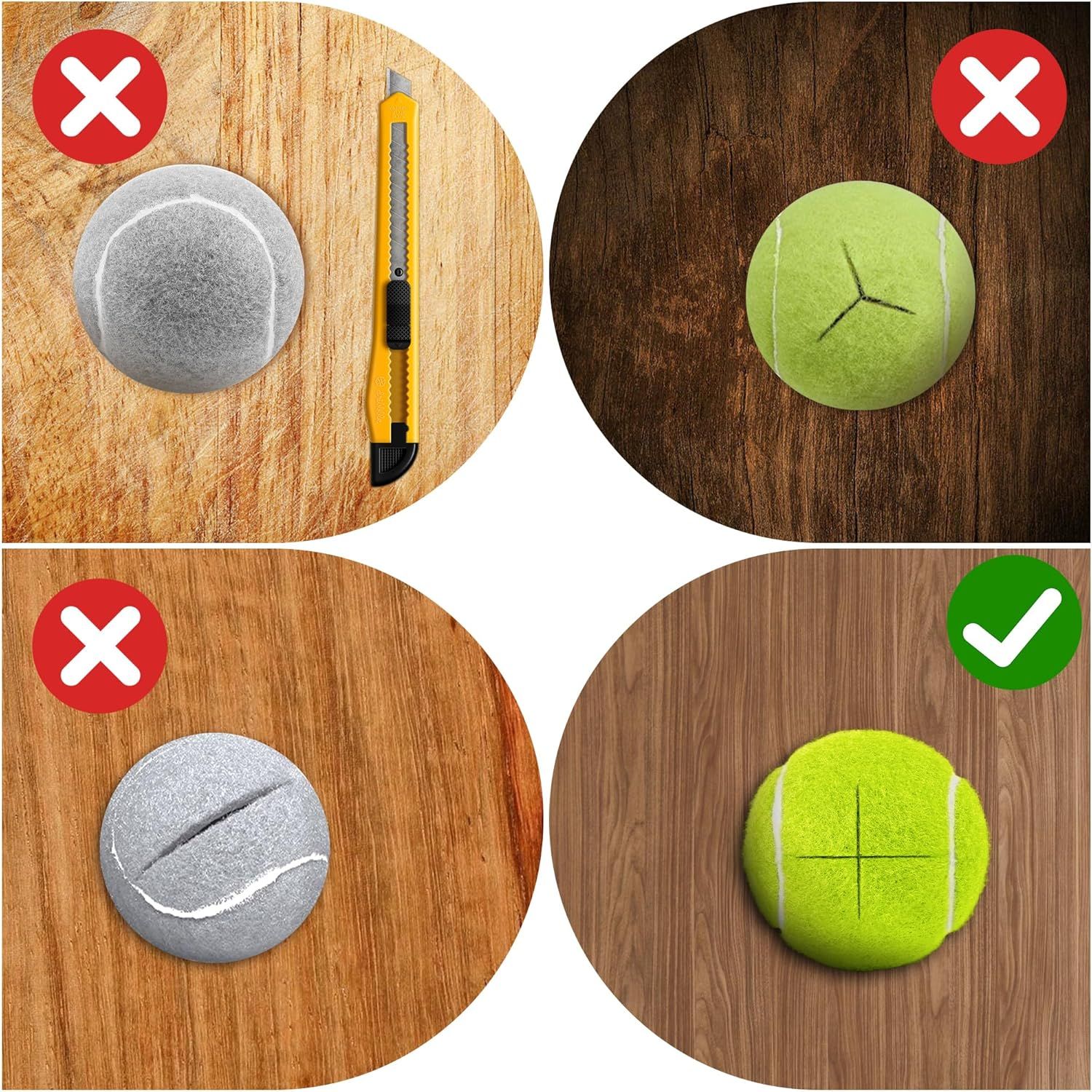 Walker Tennis Balls Precut for Easy Installation — image 4