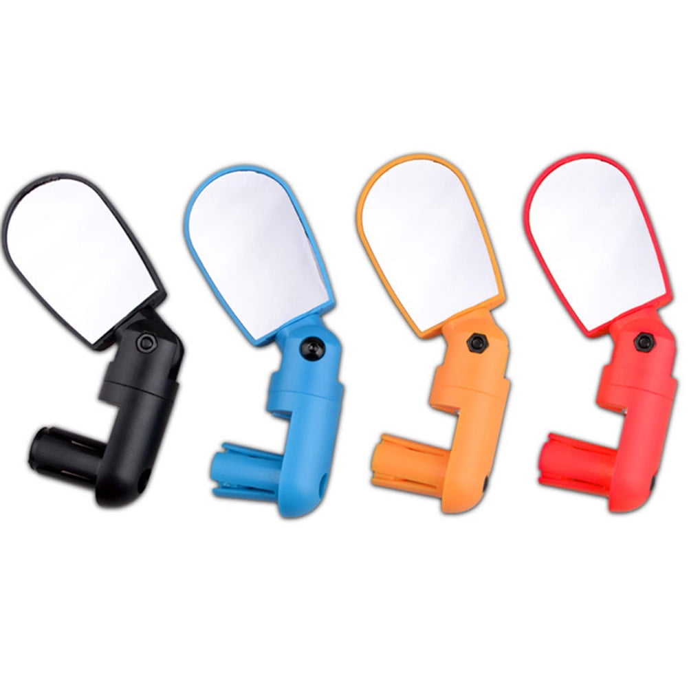 2pcs Universal Handlebar Rearview Mirror 360 Degrees Bike MTB Motorcycle Cycling Handlebar Plug Flexible Rear Mirror (Black) 13.00X8.00X2.50CM Black — image 5