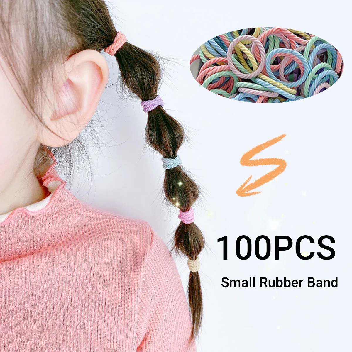 126pcs Hair Accessories Set with Clips Rubber Bands Headbands Girls Gift โ image 5