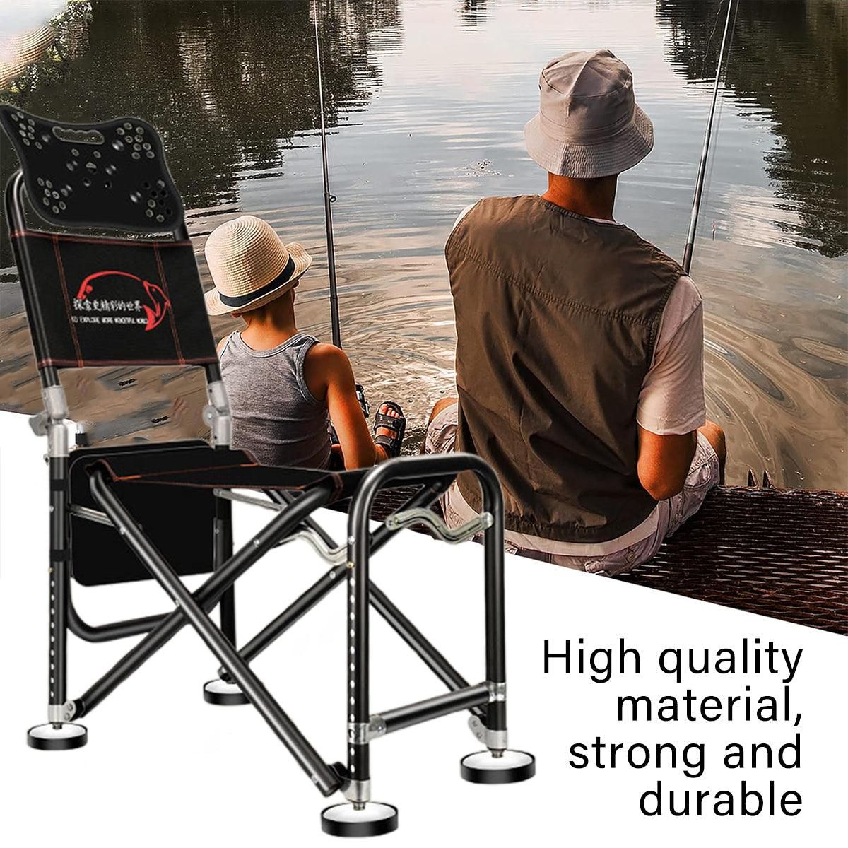 Multifunctional Recliner Folding Fishing Chair Portable Outdoor Camping Chair — image 6