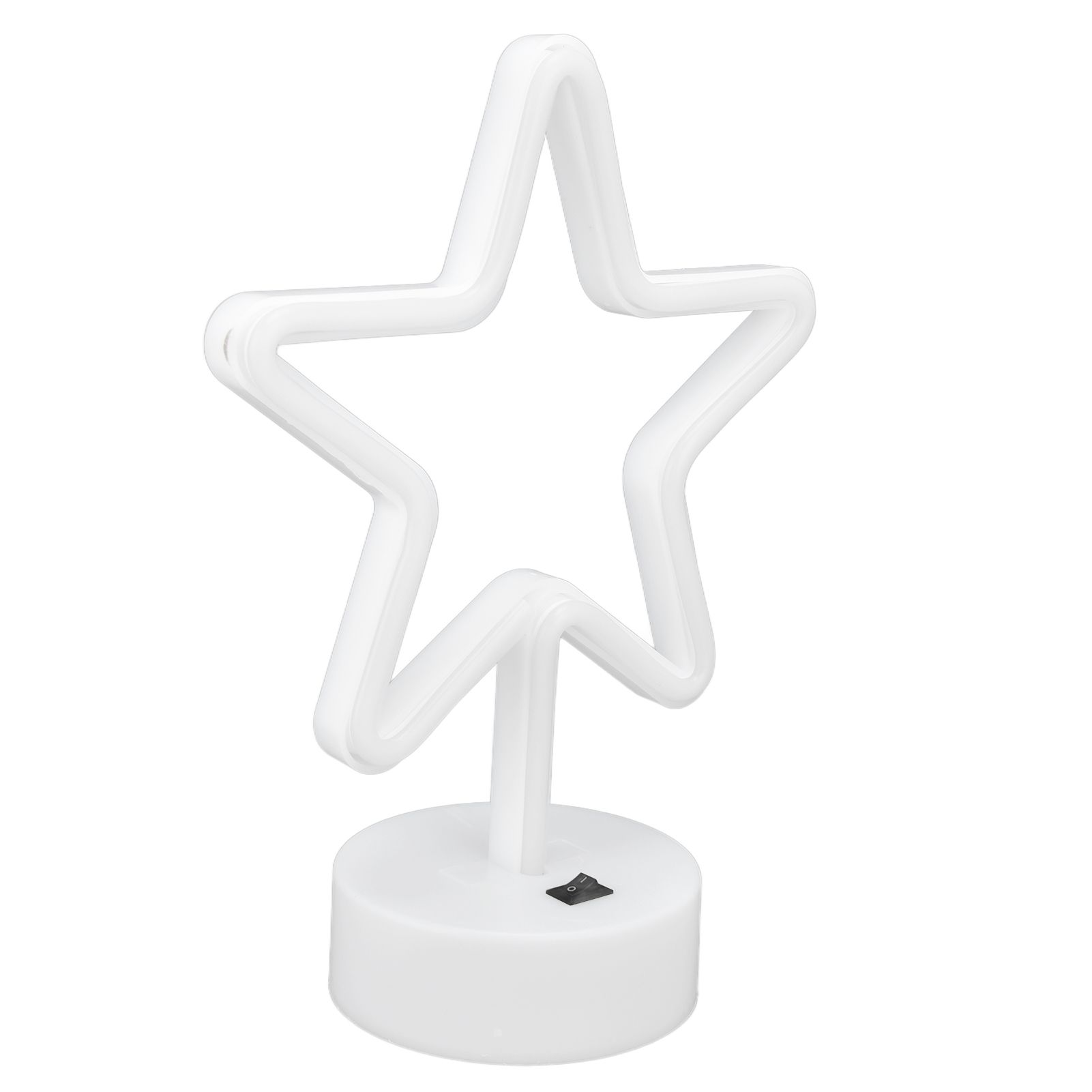 LED Desk Lamp USB Five Pointed Star Warm Light Neon Sign Bedroom Bar Holiday Decoration Light โ image 2