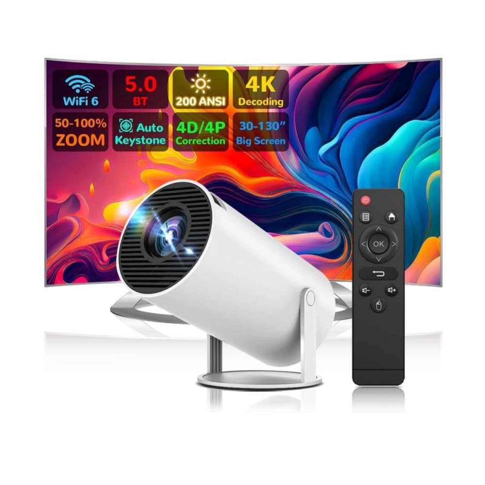Mini Projector Smart Portable Projector with 180° Rotation, Auto Keystone, Support 1080P, Compatible with HDMI/USB — image 5