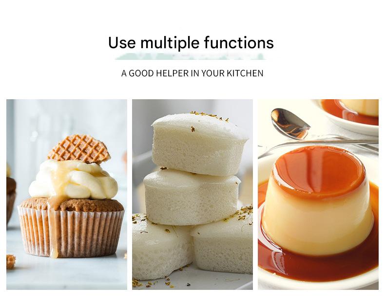 Style 3 Silicone Mini Cake Molds (30 Pack) - For Cupcakes, Desserts (7 × 7 × 2.5cm) — image 5