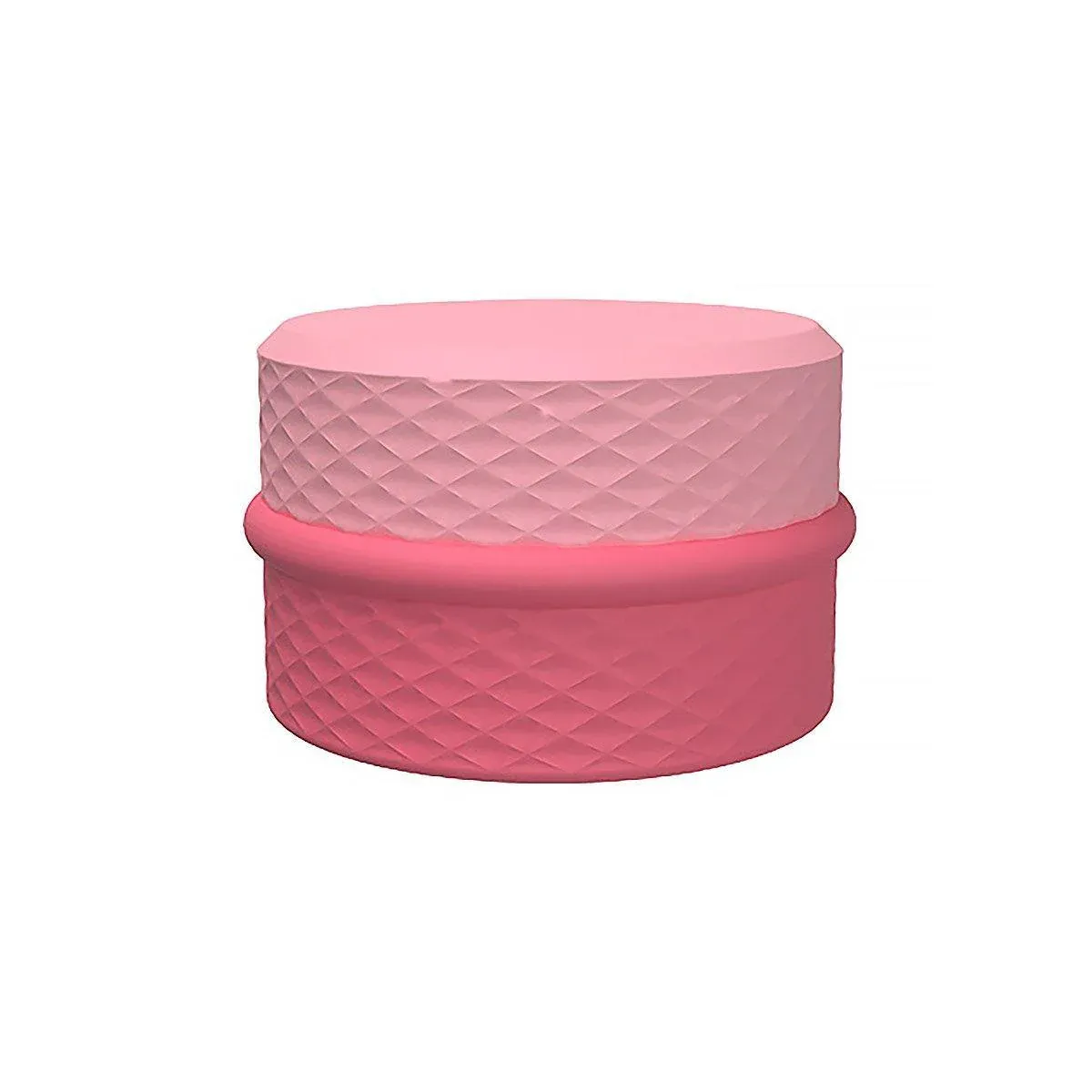 Silicone Jewelry Storage Box Portable Travel Packaging Outdoor Organizer - Pink