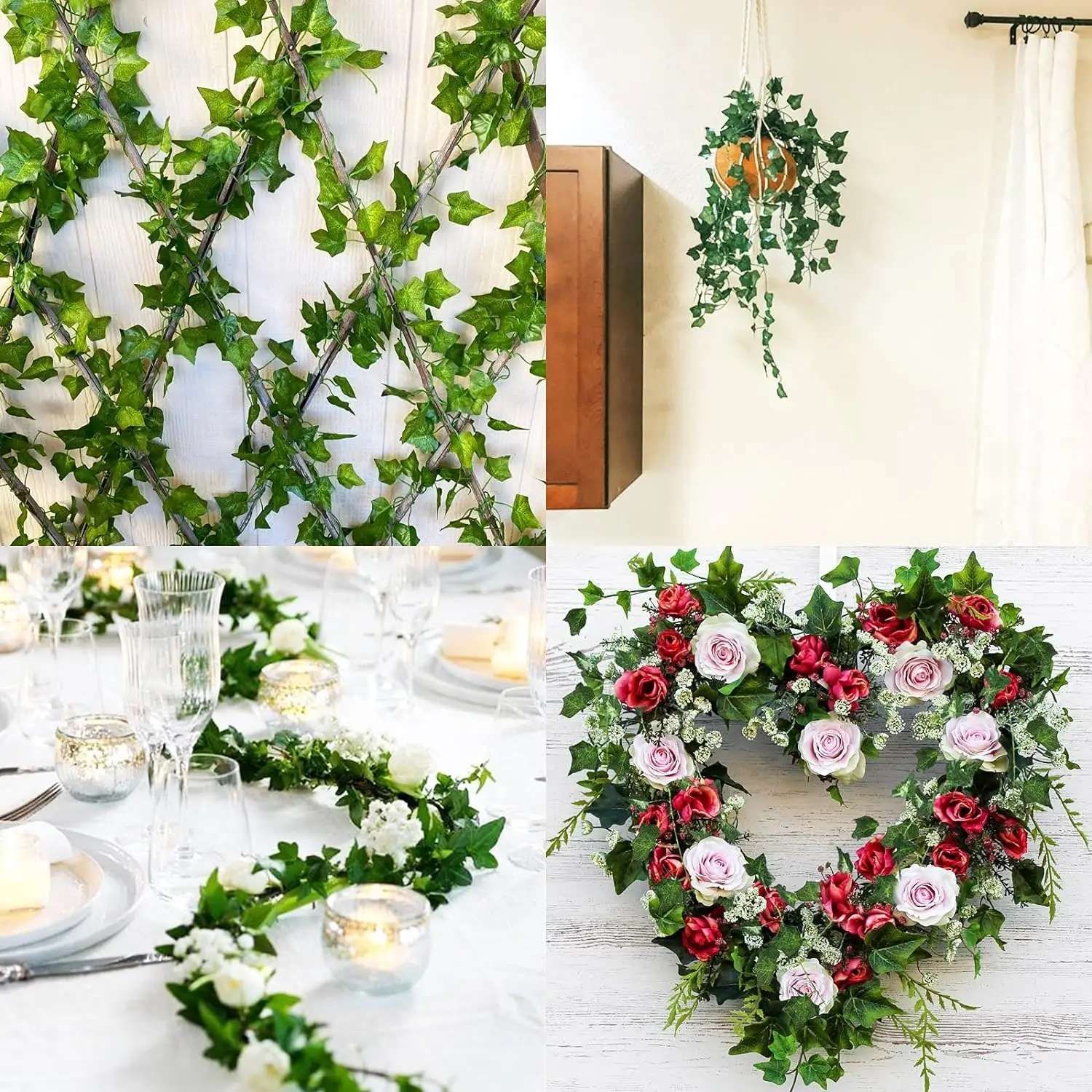 6m Ivy Garland, Green, Maintenance Free — image 6