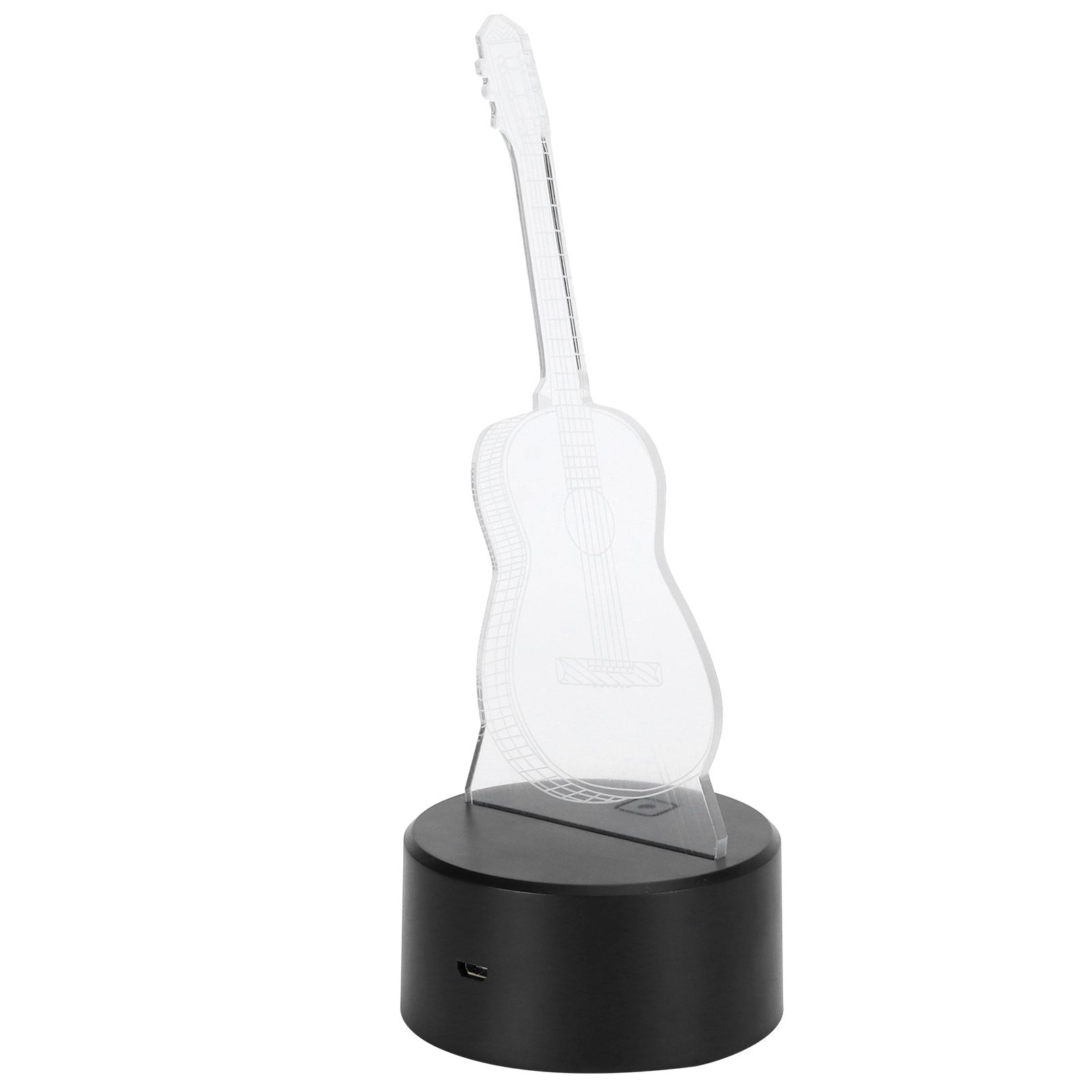 3D Guitar Night Light LED 7 Colors Nightlight Switch Desktop Lamp Home Decoration โ image 4