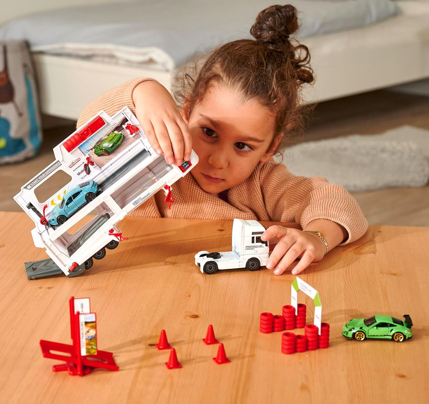 MAN TGX Porsche Experience Truck and 2 Cars 911 GT3 Taycan Playset — image 5