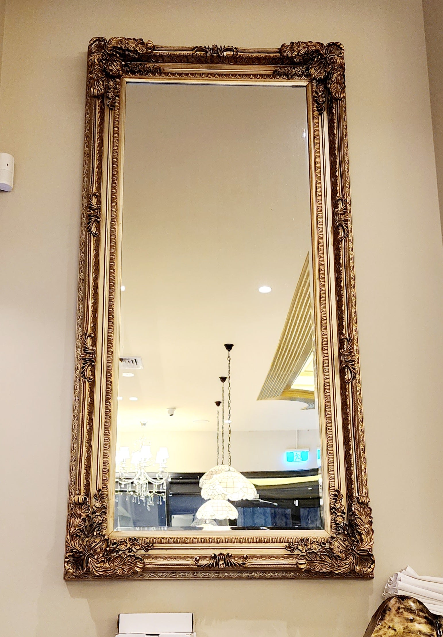 LUX French Provincial Ornate Mirror - Antique Champagne โ image 2