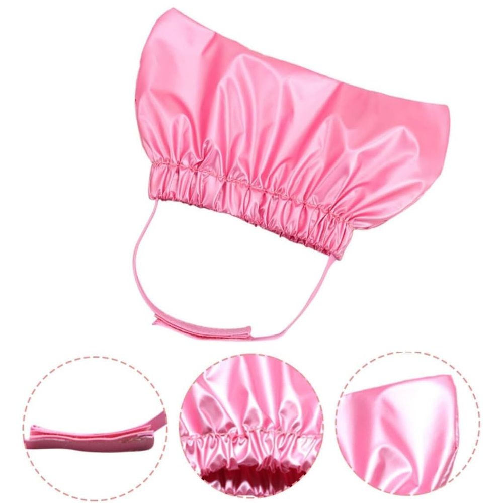 2 pack Dog Shower Cap, Cat Ear Cover for Bath, Waterproof Dog Helmet and Adjustable Pet Earmuffs for Grooming Reusable Ear Protection for Dogs and Cats — image 2