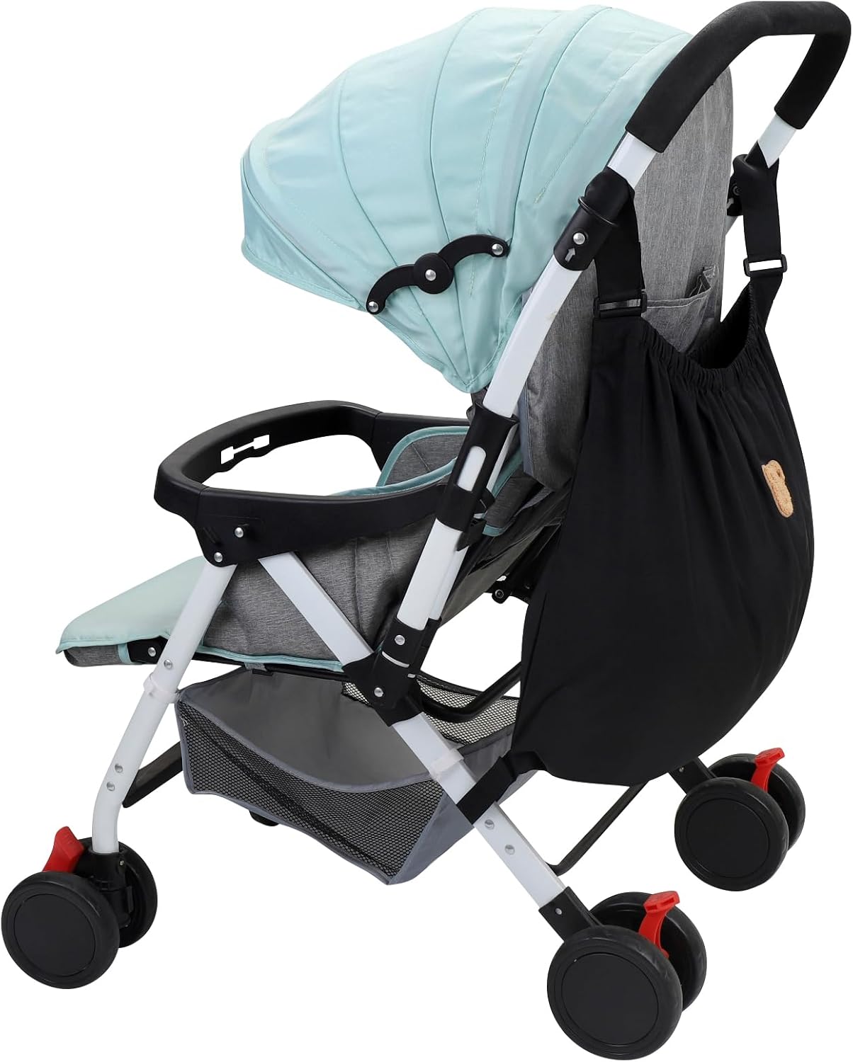 Universal Stroller Organizer, Large Storage Stroller Bag Fits for Uppababy, Nuna, Britax, Doona Strollers, Non-Slip Adjustable Storage Caddy Accessories for โ image 5