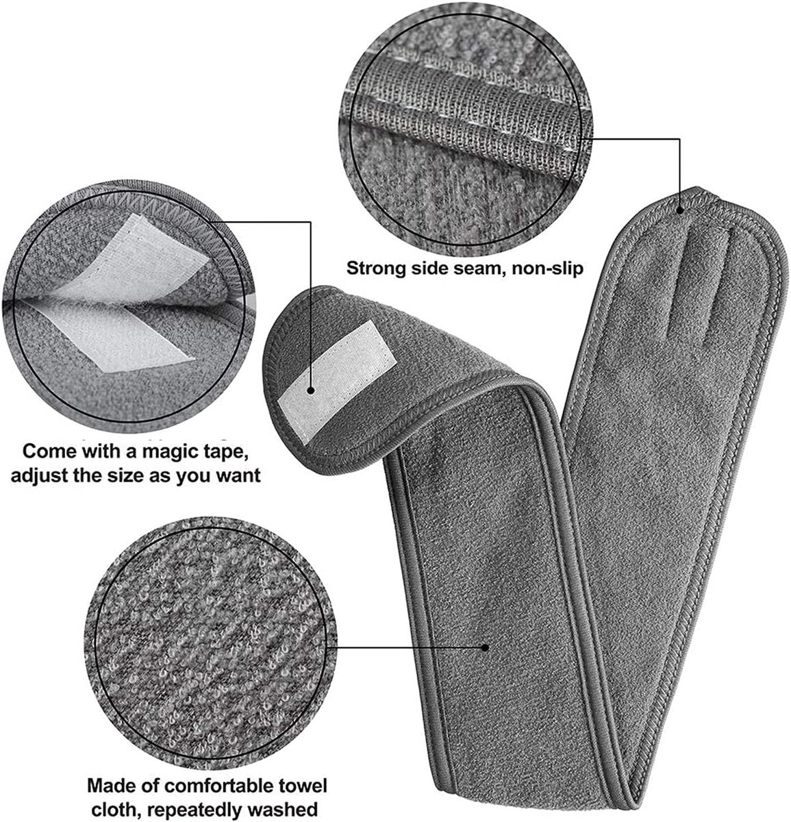 Makeup belt – Spa-like, adjustable, for facial cleansing — image 2