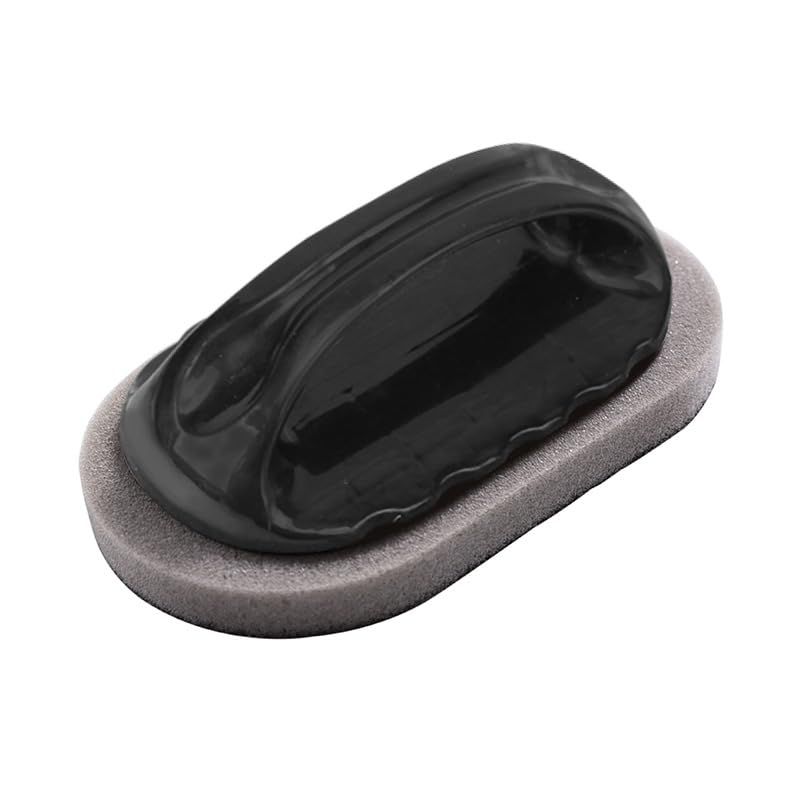 Nano Scrub Pads with Handle - Reusable Emory Sponge Cast Iron & Metal Cleaning Tool - Perfectly Cleans BBQ Grills, Griddles
