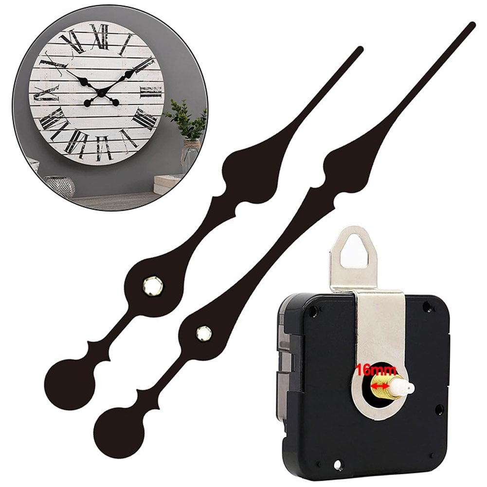 Quality Silent Quartz Diy Mechanism Movement Kit Large Long Hands Clock Movement High Torque Wall Clock Accessories Black E Smile Home A — image 4