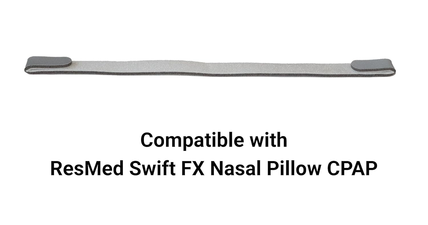 2-Pack CPAP Headgear Straps with 2 CPAP Covers, Compatible with ResMed Swift FX Nasal Pillow CPAP Mask — image 3
